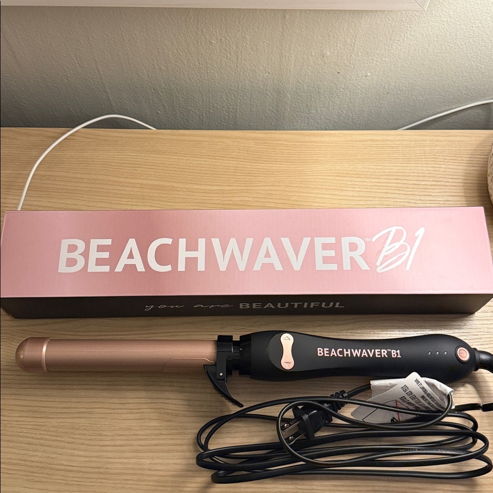 Beachwaver B1 Curling Iron in Pink and Black